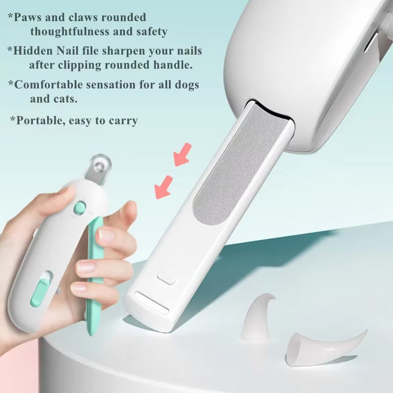 Cat Nail Scissors With Gravity Push