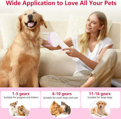 Dog Hair Vacuum Groomer Kit