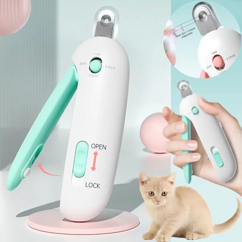 Cat Nail Scissors With Gravity Push