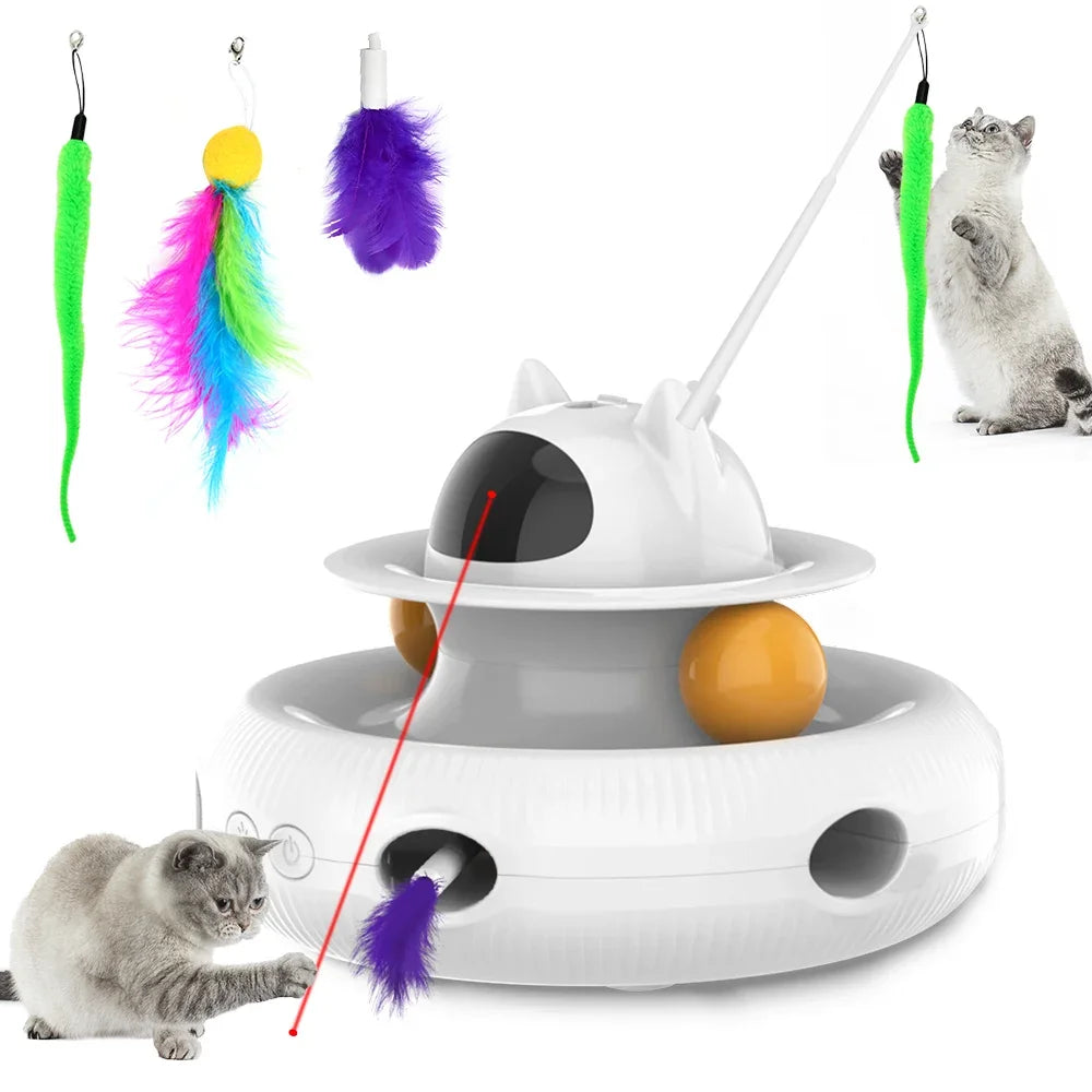 Interactive 4-In-1 Cat Toy
