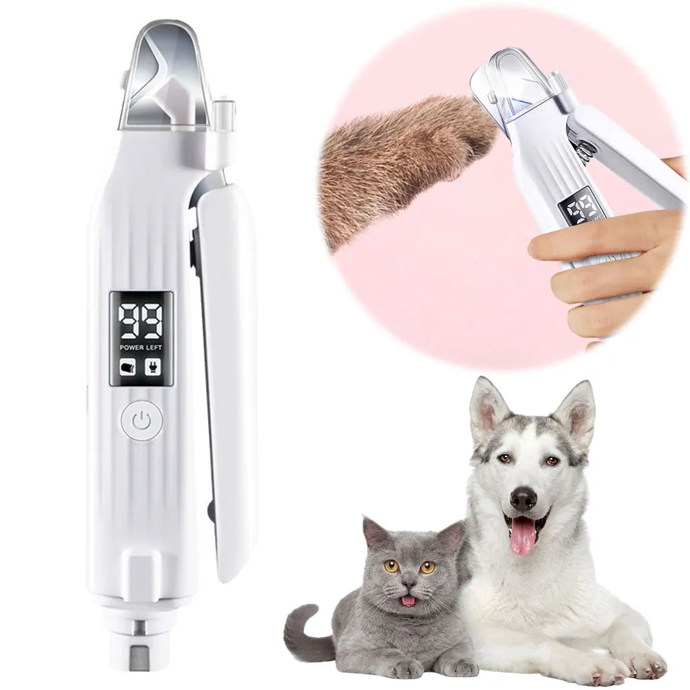 2 in 1 Electric Pet Nail Trimmer 
