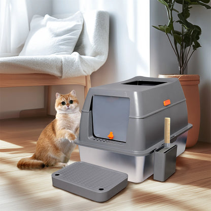 Stainless Steel Cat Litter Box