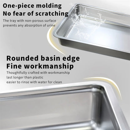 Cat Litter Box with Lid Scoop