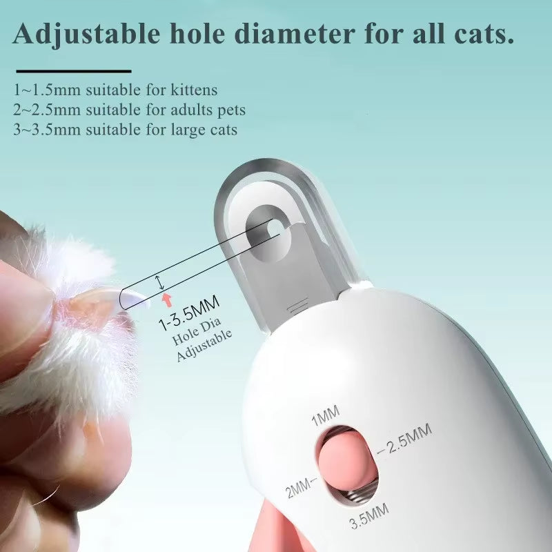 Cat Nail Scissors With Gravity Push