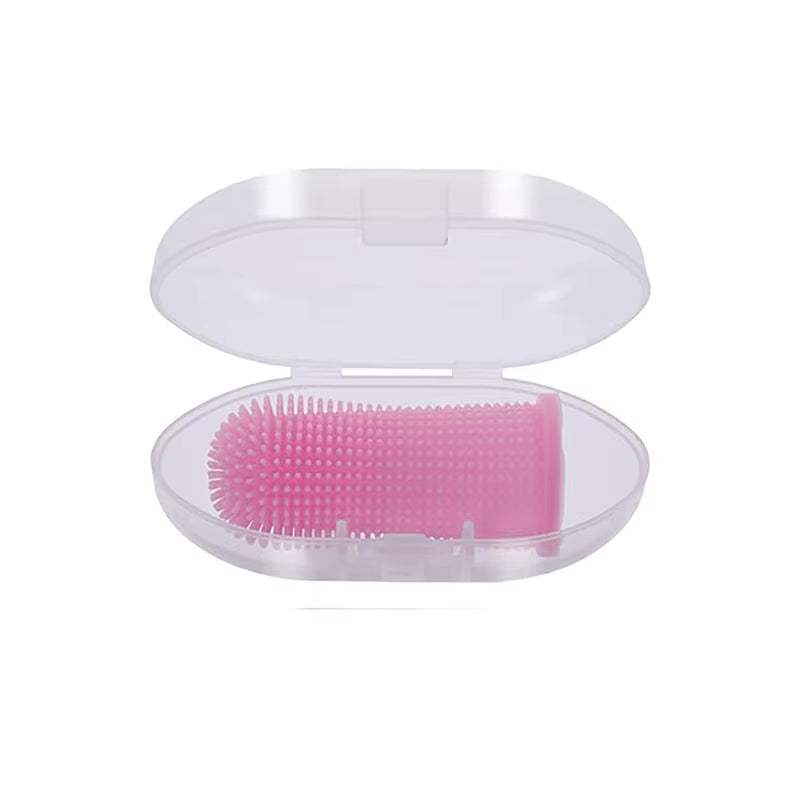 Soft Silicone Pet Dog Finger Toothbrush Pet Teeth Oral Cleaning Brush Pet Bad Breath Tartar Teeth Care Tool Dog Accessories